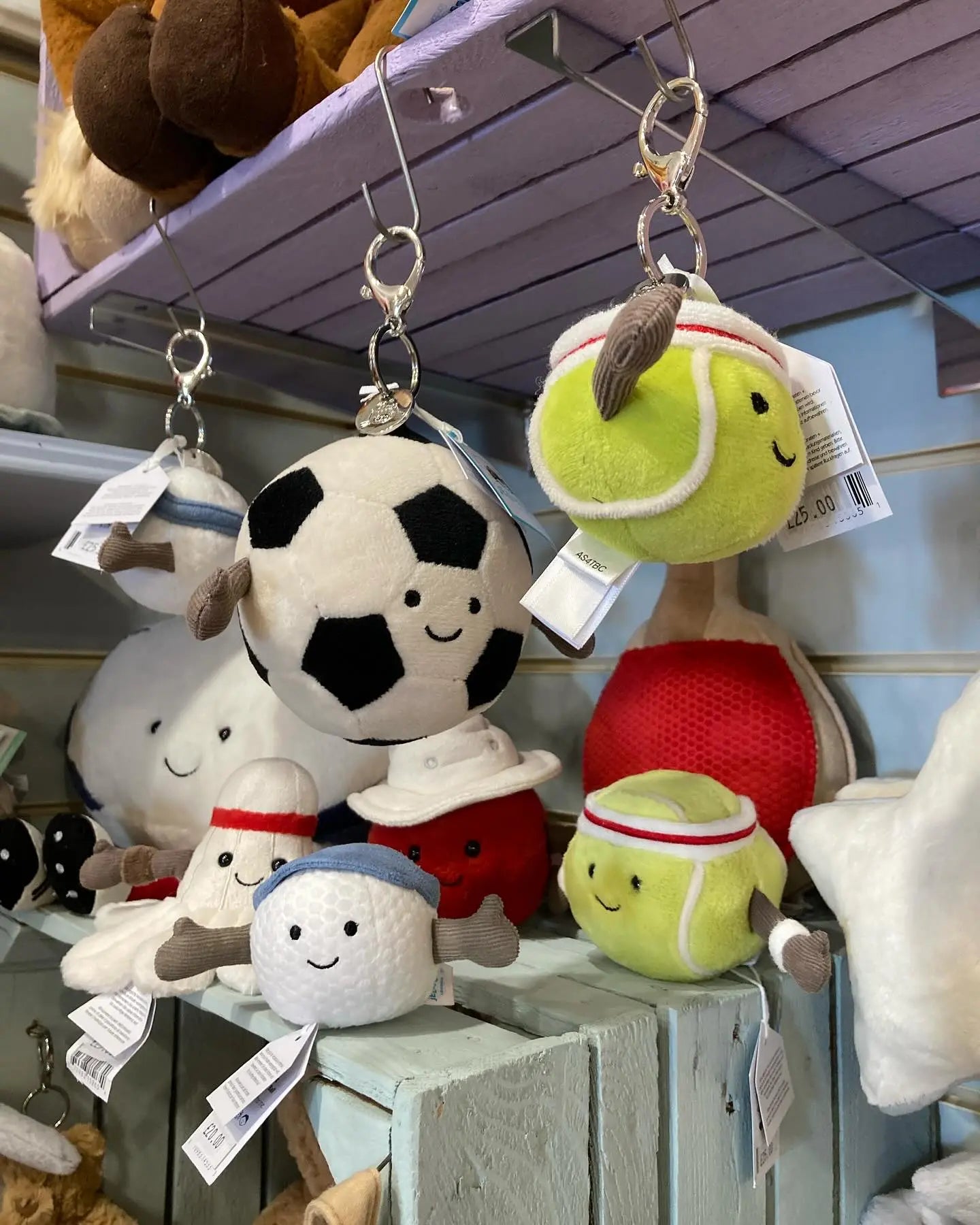 Jellycat Bag Charm Plush - Cute Animal Keychains Accessory
