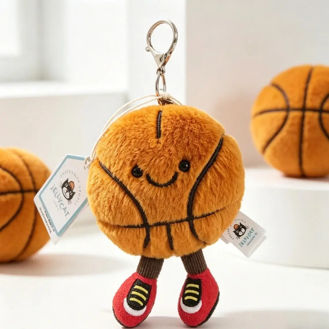 Jellycat Bag Charm Plush - Cute Animal Keychains Accessory